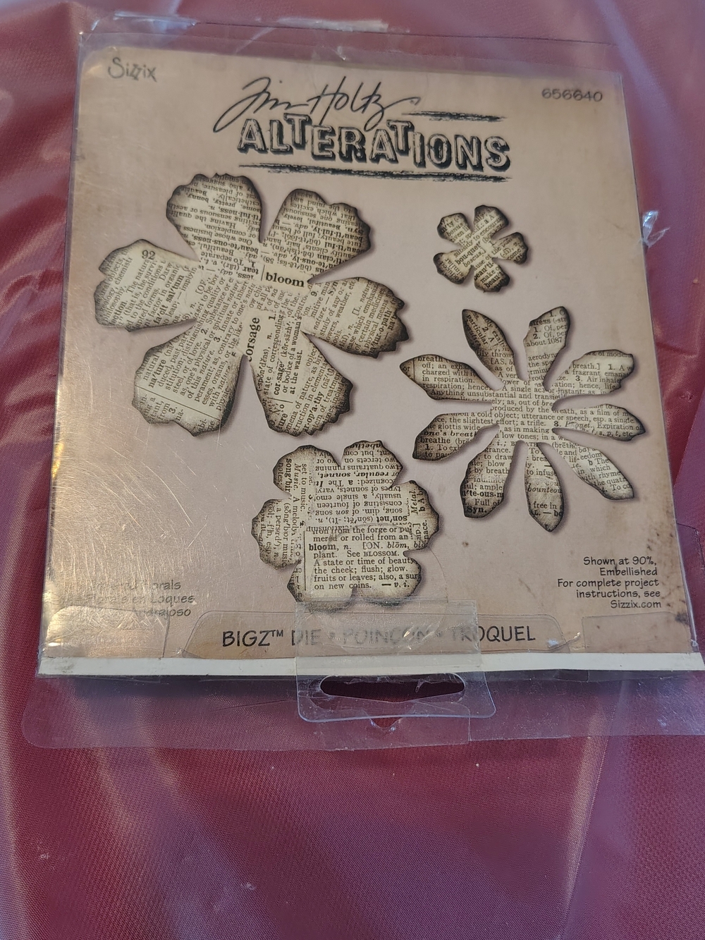 Sizzix Tim Holtz Alterations: Tattered Flowers (656640)